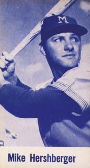 Mike Hershberger baseball card